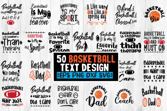 50 Basketball SVG Designs for Graphics and Crafts