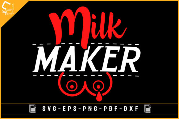 Milk Maker Breastfeeding Mom T-shirt Graphics and Crafts Review