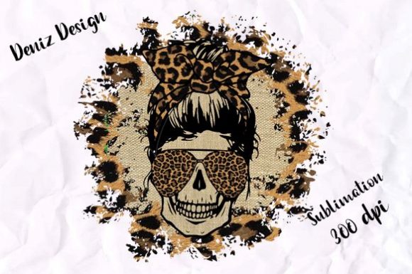 Skull Mom with Sunflower Sublimation Do: Real Design Review